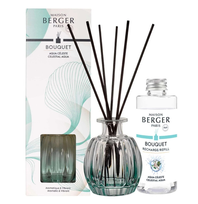detail Maison Berger CORALI, mini difuzér 100ml s náplní Acqua Celeste