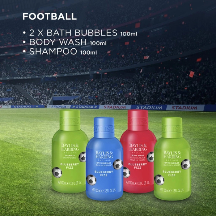 detail Baylis&Harding FOOTBALL, dárková sada autobus, 4dílná