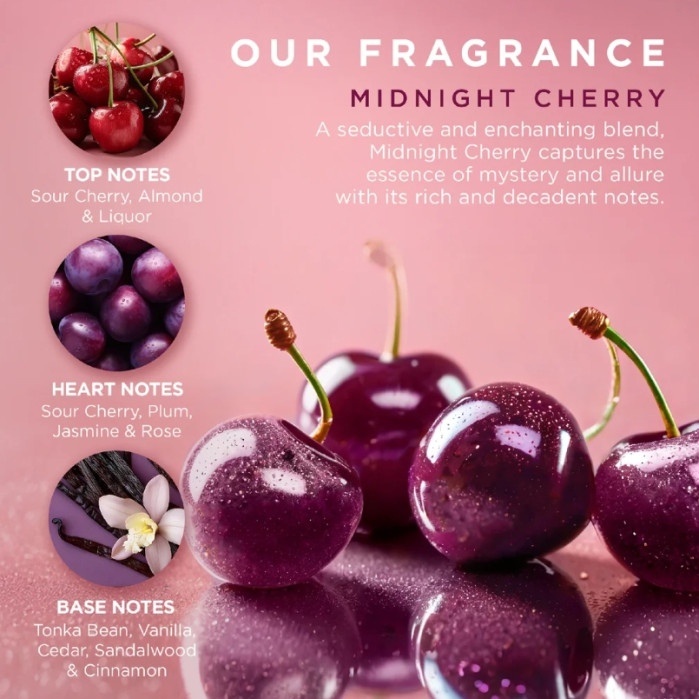 detail Baylis&Harding Wild Cherry & Vanilla Sada péče o ruce 2x 300ml