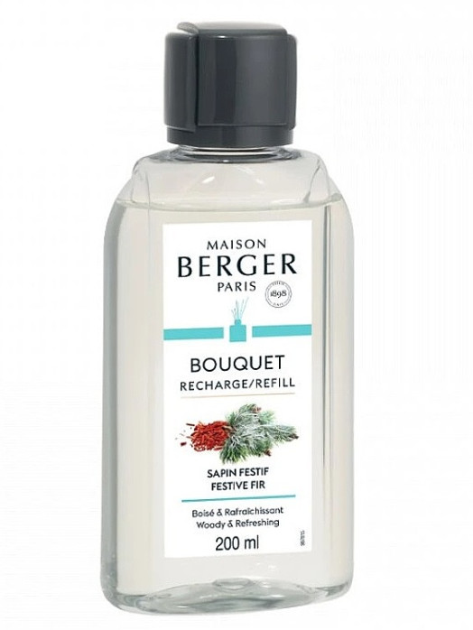 detail Maison Berger FESTIVE FIR, náplň do difuzéru, 200 ml