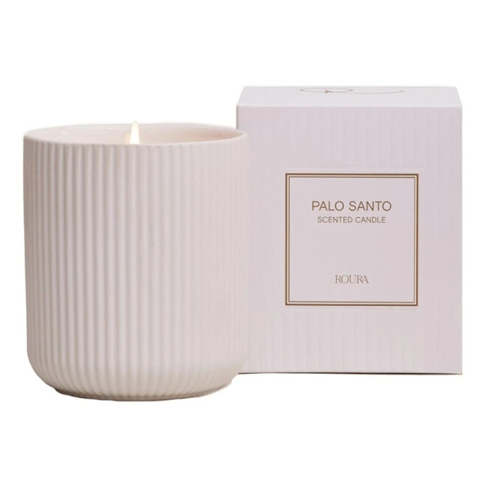 detail Vonná svíčka ROURA - Pure Nature PALO SANTO, 245g