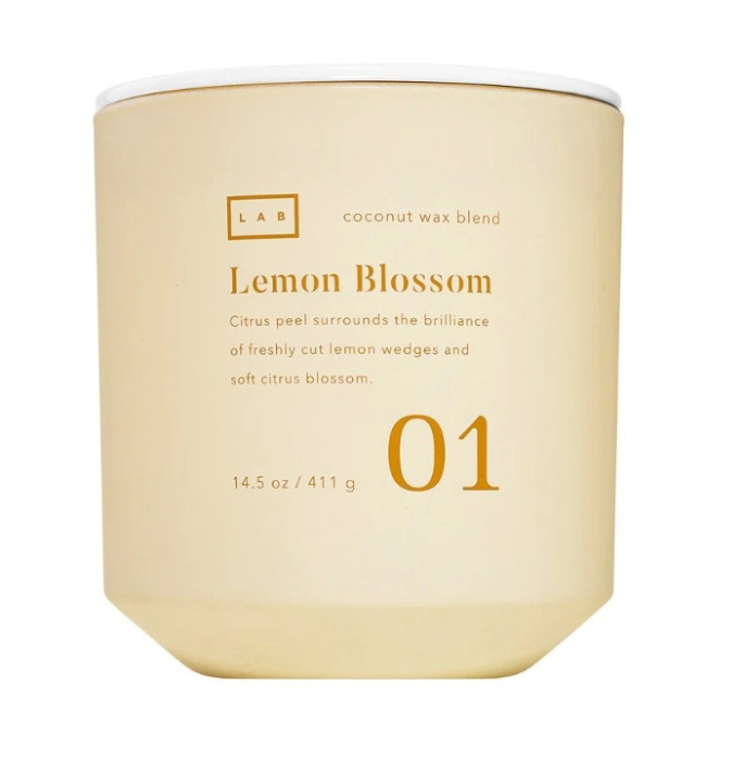detail DW HOME Lemon Blossom, Vonná svíčka ve skle, 411 g