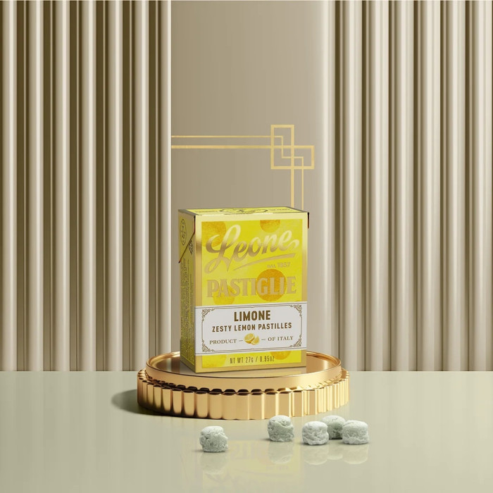detail Leone 1857 - Limone, pastilky s příchutí citrónů, 27g