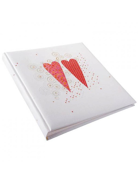 detail Fotoalbum klasik 30x31cm, 60stran TURNOWSKY Goldbuch 08161 TWO HEARTS