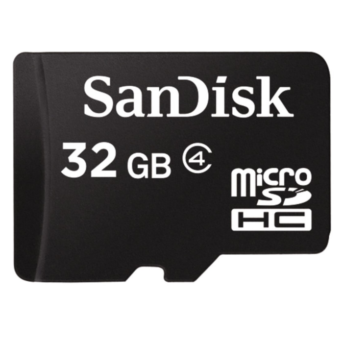 detail SanDisk microSDHC 32GB Class 4 + SD Adapter Mobile