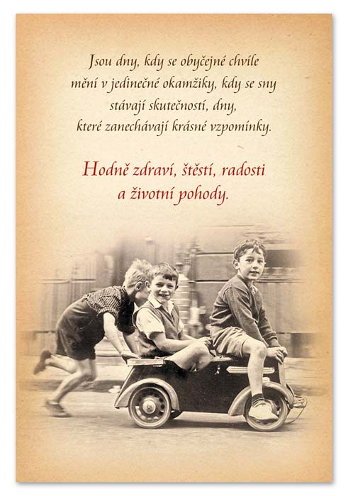 detail Ditipo Hrací přání K narozeninám LÉTA PRÁZDNIN / Karel Gott