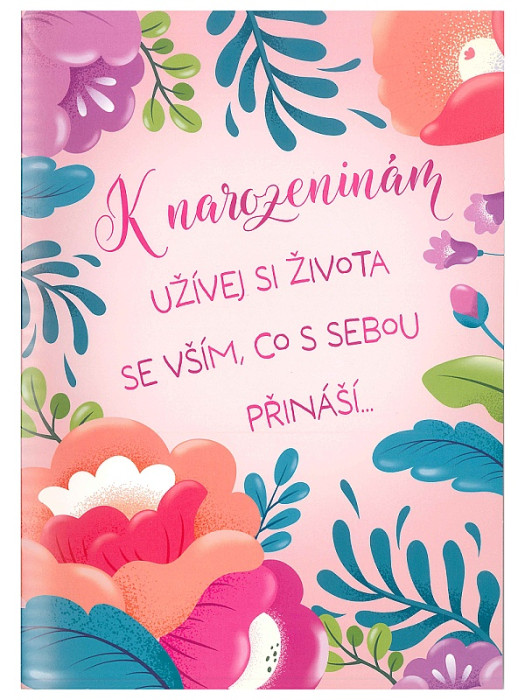 detail Albi Hrací přání K narozeninám MÁM RÁDA ŽIVOT / Lucie Bílá