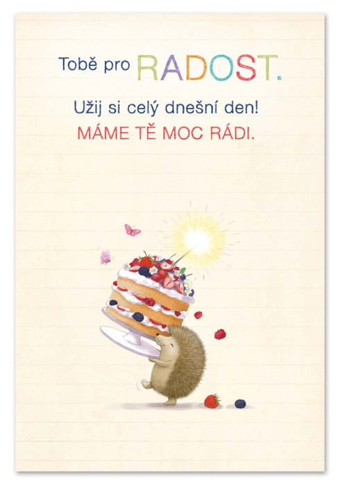 detail Ditipo Hrací přání VAŘILI JSME KAŠI / Jiří Helekal (béžové)