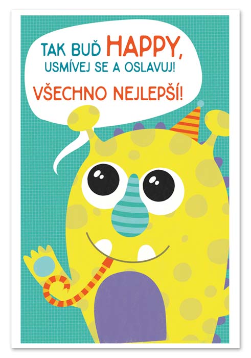 detail Ditipo Hrací přání dětské KDYŽ SI ŠŤASTNÝ / BibiBum
