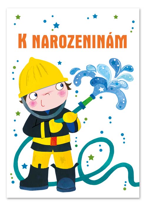detail Ditipo Hrací přání HASIČSKÁ / Míša Růžičková