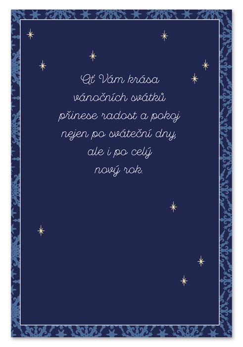 detail Ditipo Hrací přání vánoční POKOJNÉ VÁNOCE / melodie Tichá noc