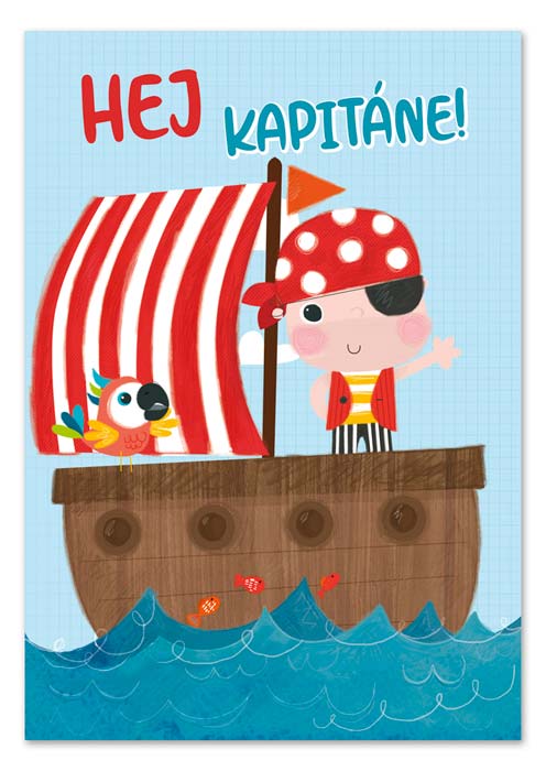 detail Ditipo Hrací přání HEJ KAPITÁNE / Míša Růžičková