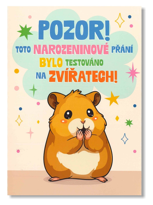 detail Albi Hrací přání Pozor.. narozeninové přání / Hamster song