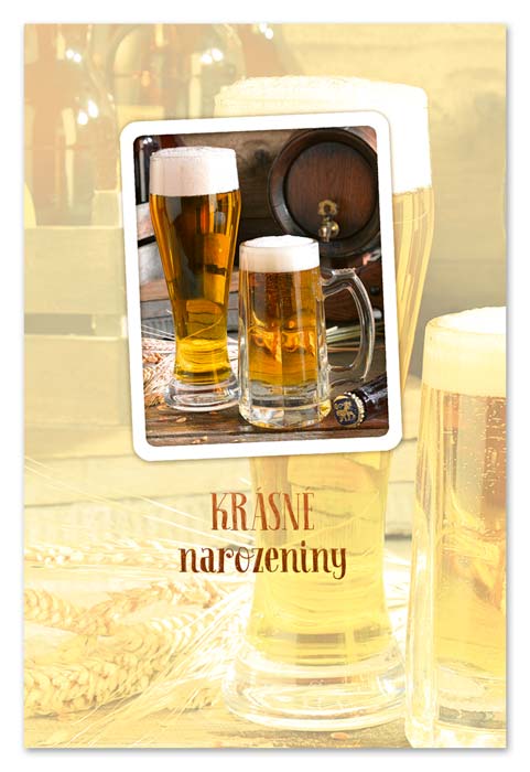 detail Ditipo Blahopřání K - Krásné narozeniny - PIVO