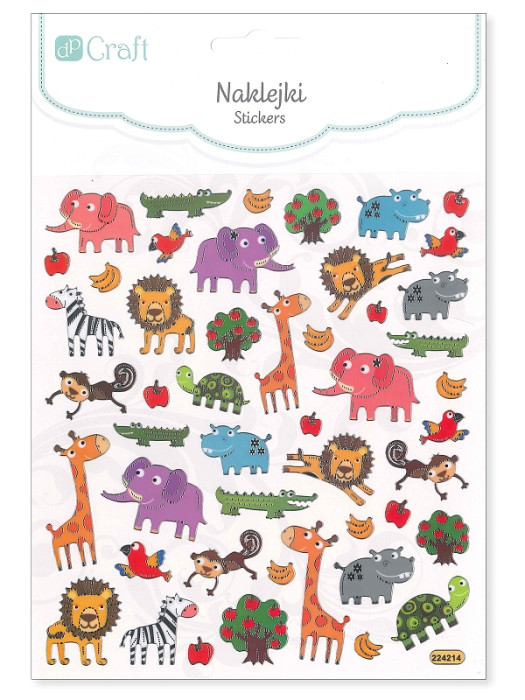 detail DP Craft Samolepky DPNK - 127 ZOO, 15x22cm