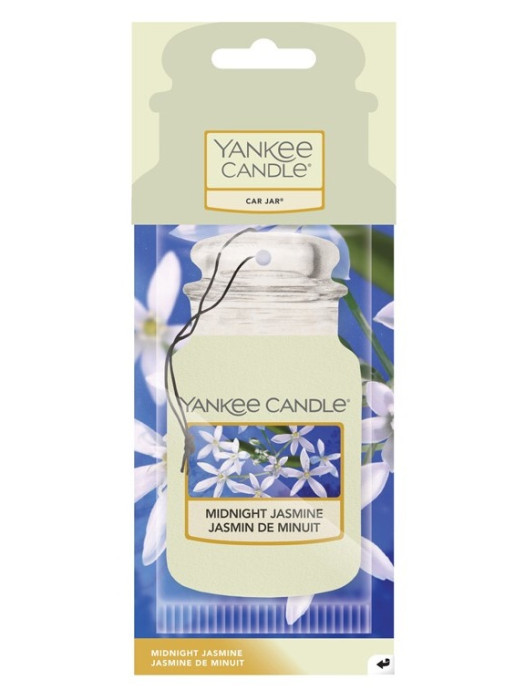 detail Yankee Candle MIDNIGHT JASMINE papírová visačka do auta 1 ks