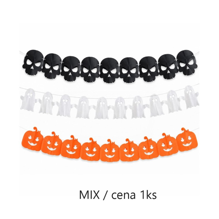 detail Girlanda Halloween 40 cm MIX / cena 1ks