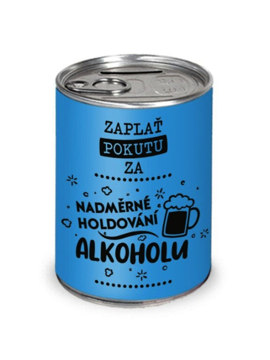 detail Nekupto Humorná pokladnička - NADMĚRNÉ HOLDOVÁNÍ ALKOHOLU