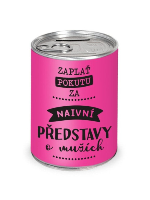 detail Nekupto Humorná pokladnička - NAIVNÍ PŘEDSTAVY O MUŽÍCH