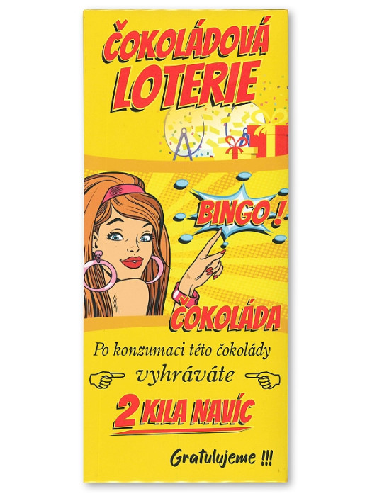 detail MASHA chocolate ČOKOLÁDOVÁ LOTERIE, 100g