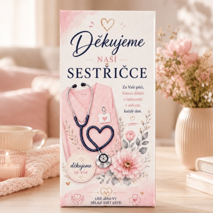 detail Mléčná čokoláda 100g - Děkujeme naší sestřičce.