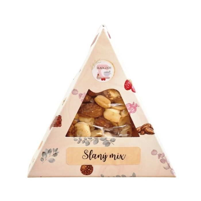 detail SC Slaný mix trojúhelník 80g - Slaný mix