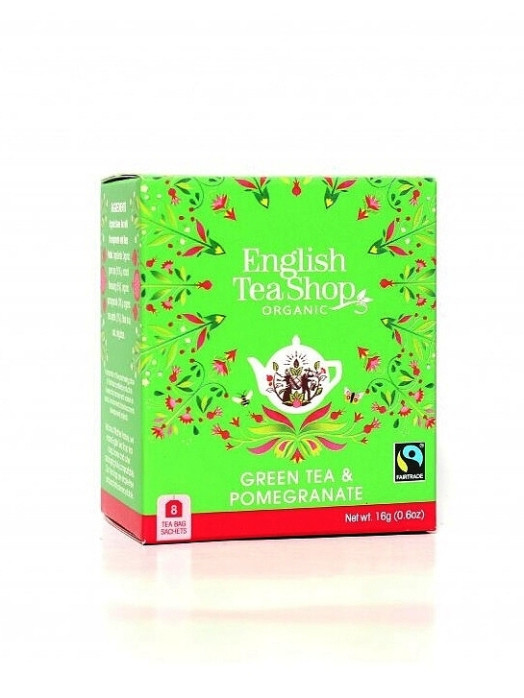 detail English Tea Shop 8 sáčků Mandala GREEN TEA & POMEGRANATE