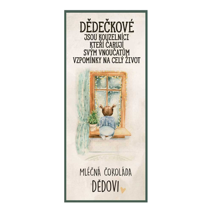detail Mléčná čokoláda 100g - DĚDOVI. Dědečkové jsou kouzelníci, kteří ....