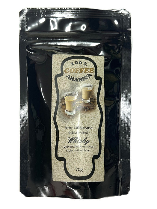 detail Aromatizovaná mletá káva 70 g - WHISKY