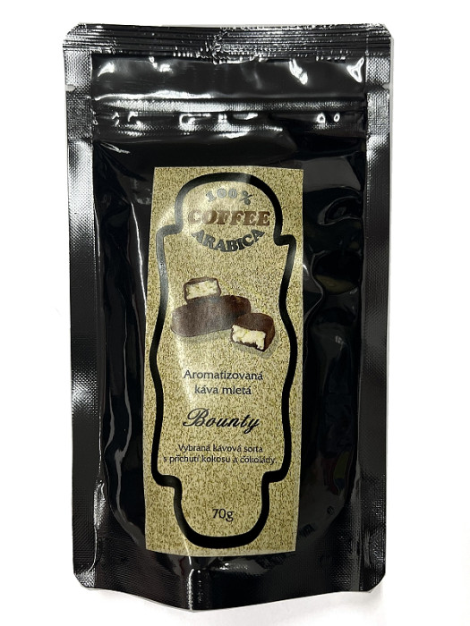 detail Aromatizovaná mletá káva 70 g - BOUNTY
