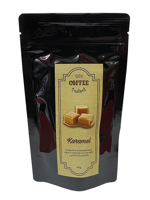detail Aromatizovaná káva INSTANTNÍ - KARAMEL, 60g