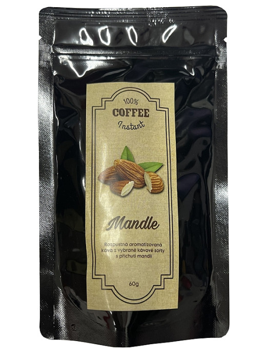 detail Aromatizovaná INSTANTNÍ KÁVA - MANDLE, 60g