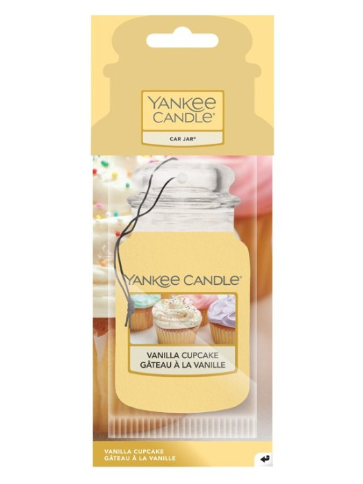 detail Yankee Candle VANILLA CUPCAKE papírová visačka do auta 1 ks