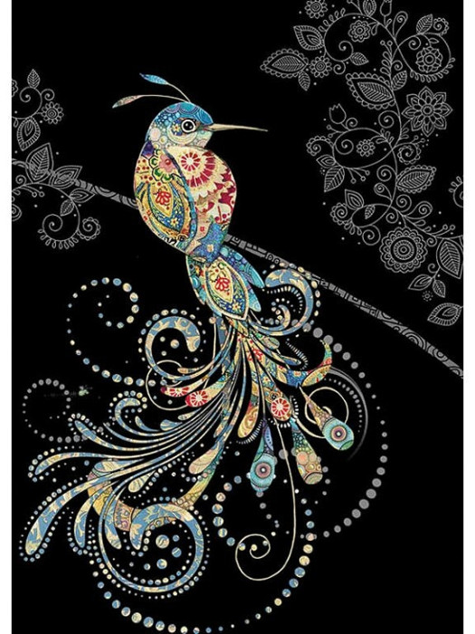 detail Luxusní přání M151 BUG ART - BIRD OF PARADISE