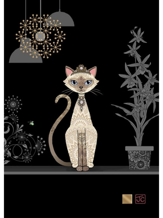 detail Luxusní přání M178 BUG ART - SIAMESE CAT