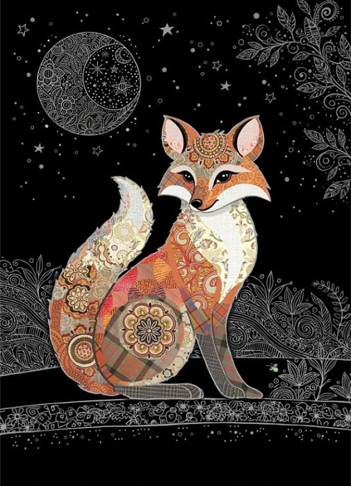 detail Luxusní přání M192 BUG ART - DECORATIVE FOX