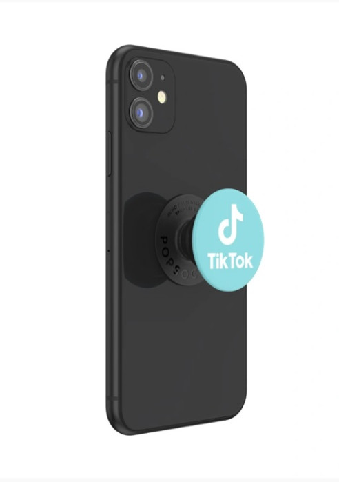 detail PopSockets PopGrip Gen.2, TikTok Blue, modrý
