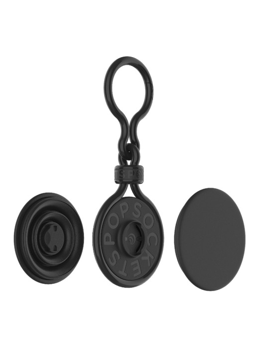 detail PopSockets PopChain, přívěšek pro 2 výměnné vršky, plastový, černý