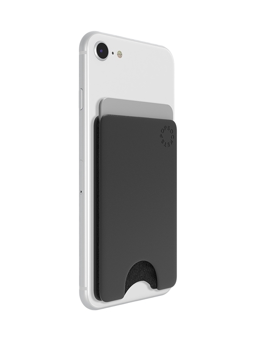 detail PopSockets PopWallet Black, pouzdro na mobil na karty/vizitky apod.