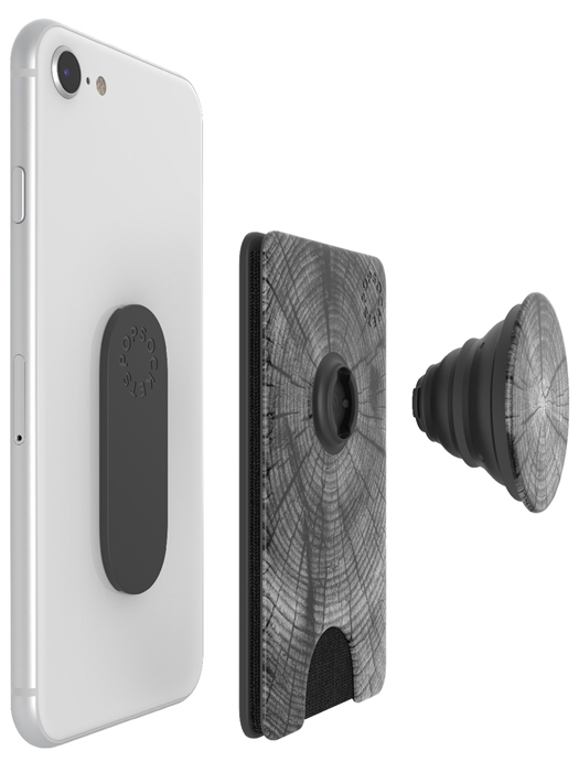 detail PopSockets PopWallet+ Out of the Woods, pouzdro na karty/vizitky apod.