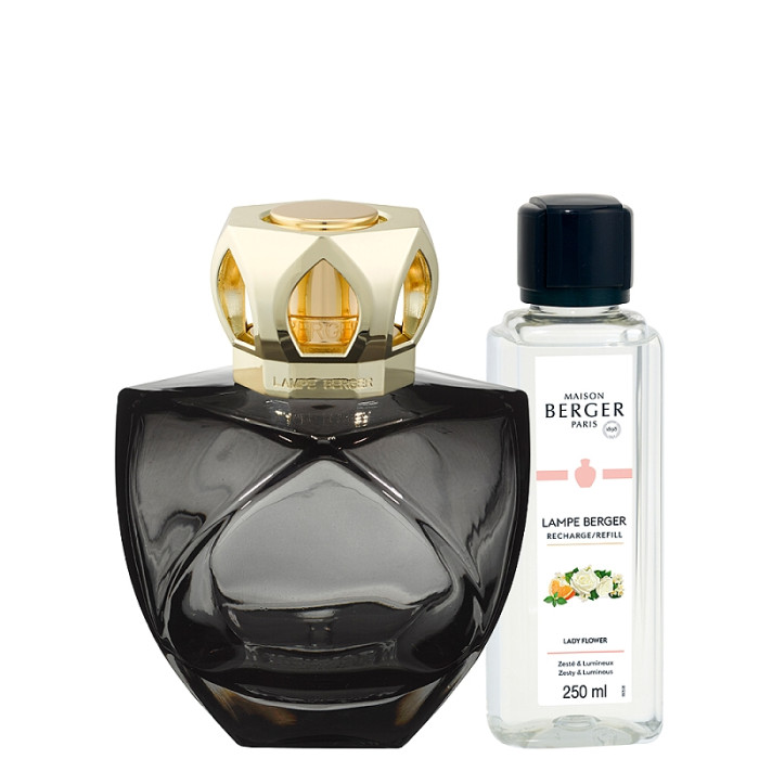 detail Maison Berger ETERNITY black, katal. lampa, náplň Lady Flower 250ml