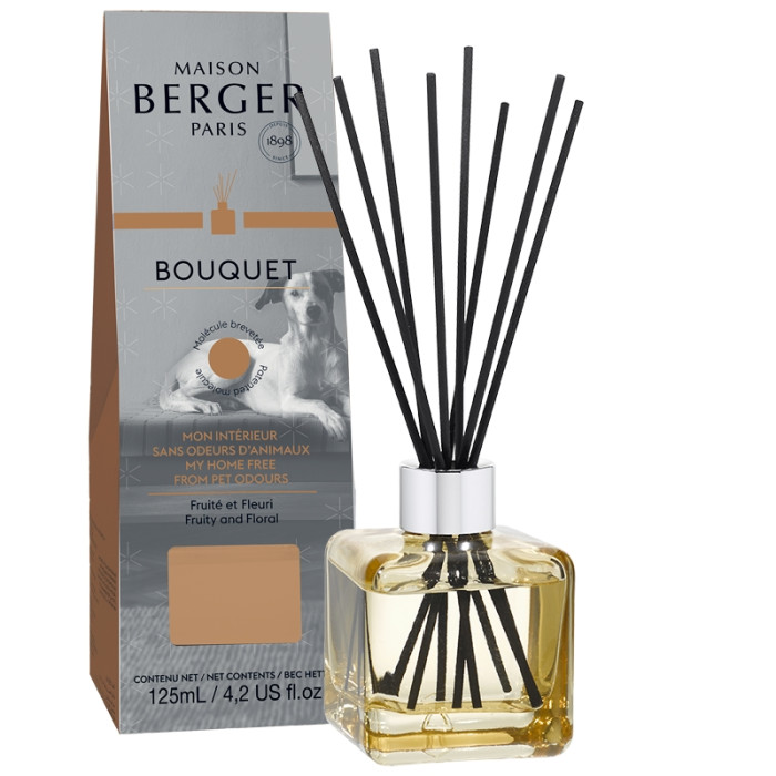 detail Maison Berger ODOUR FROM PET, difuzér proti zvířecímu zápachu 125 ml