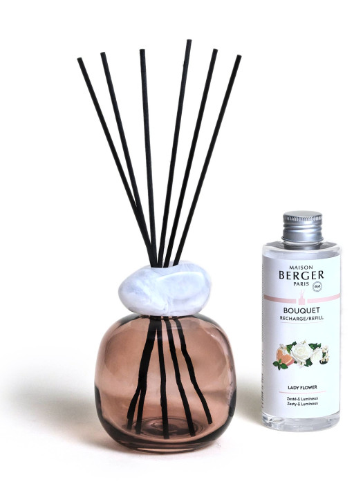 detail Maison Berger MINERAL difuzér 260ml s náplní Lady Flower 180ml
