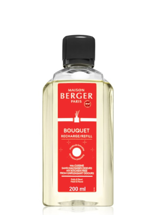 detail Maison Berger ODOUR MY KITCHEN FREE, náplň difuzéru 200ml