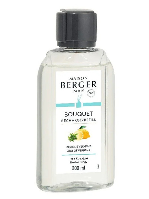 detail Maison Berger ZEST OF VERBENA, náplň do difuzéru 200ml