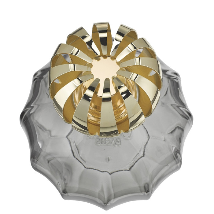detail Maison Berger CORALI lampa GREY, náplň Velvet of Orient 250ml