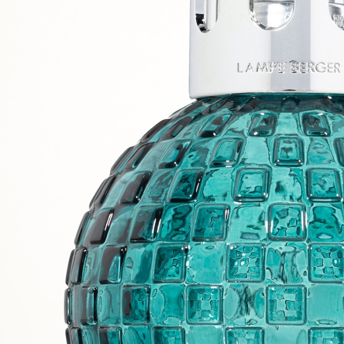 detail Maison Berger DISCO lampa GREEN s vůní COSY MUSK, 250ml
