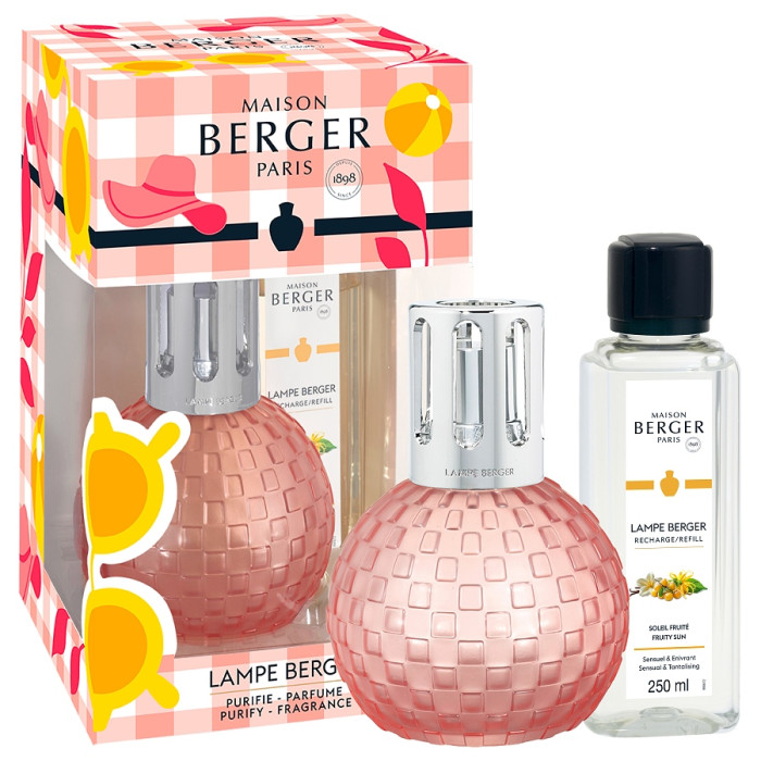 detail Maison Berger DISKO lampa Green s náplní FRUITY SUN 250ml, Summer