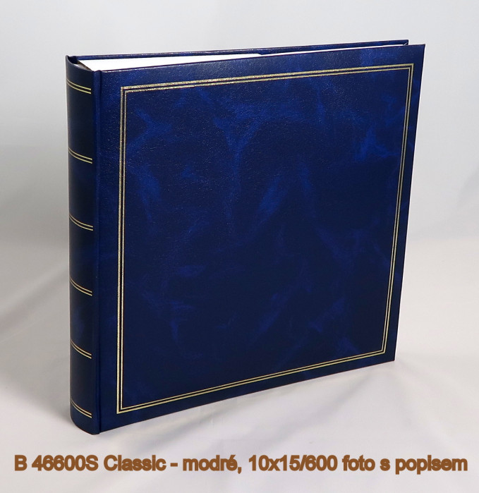 detail Fotoalbum 10x15/500 bez popisu Lotmar Classic modrý