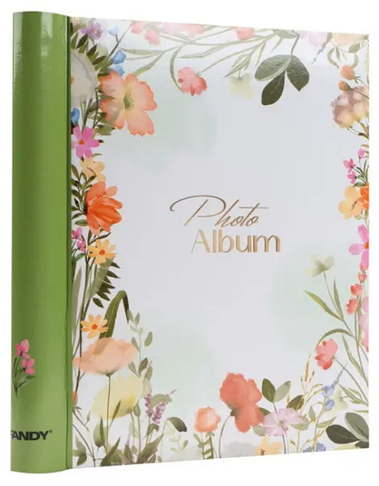 detail Fotoalbum samolepicí 60stran DRS30 Fandy ABLOOM 2 zelený bok
